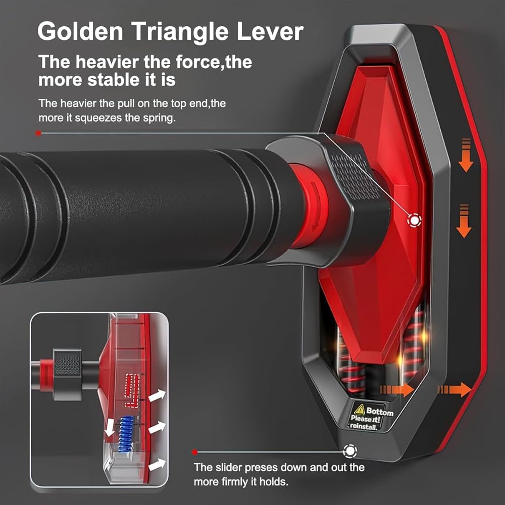 懸垂バーネジ不要 懸垂バー ネジ不要 懸垂棒 鉄棒 ドアジム 壁 穴あけ不要 自宅